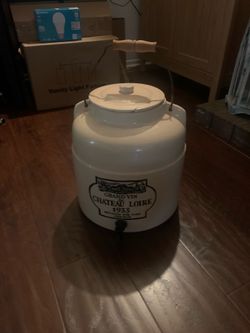 Vintage Chateau Loire 1933 Ceramic Wine Jug Dispenser