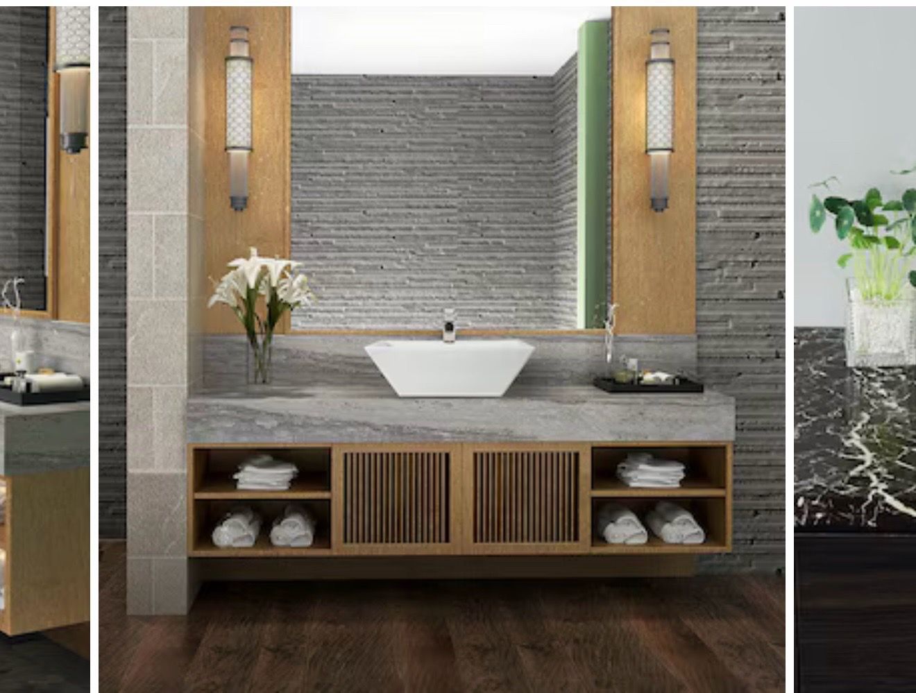 Set of 2 White bathroom sinks