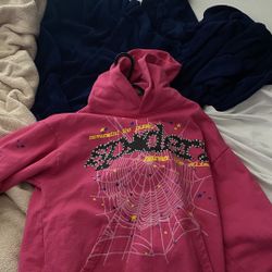 Spider Hoodie Pink