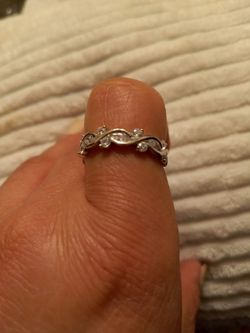 Sterling Silver Eternity Band