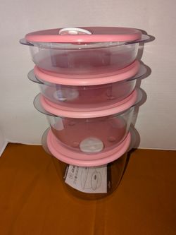 Sét de recipientes cristal ware de Tupperware México