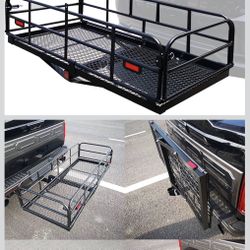 500 Lbs Heavy Duty Hitch Mount Cargo Carrier