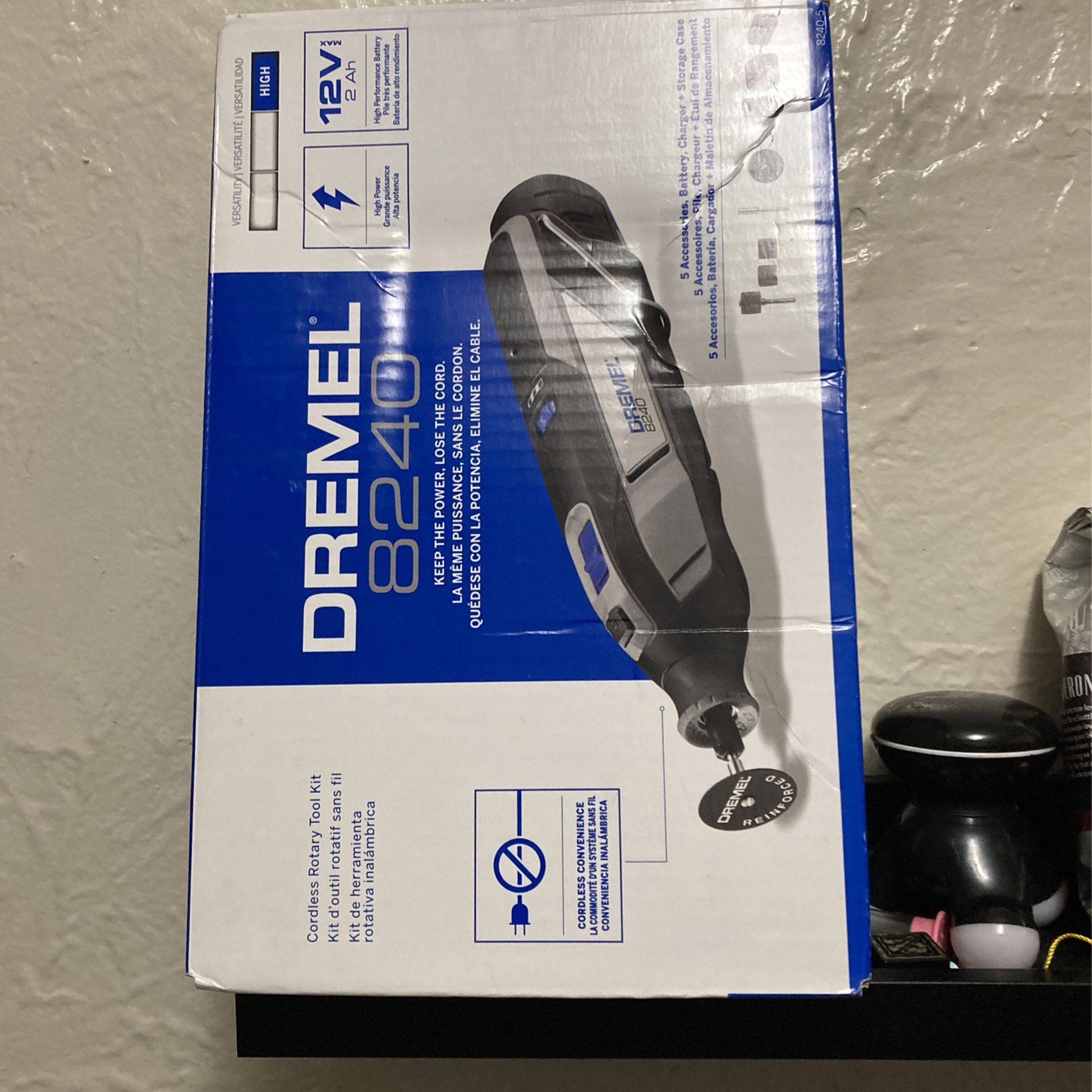 Dremel 8240 LI Ion Rechargeable With Fitted Case And Accessories Brand New In Box
