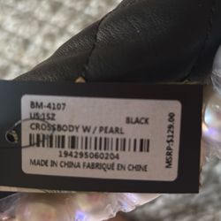 Black Pearl Body Crossover M Handbag
