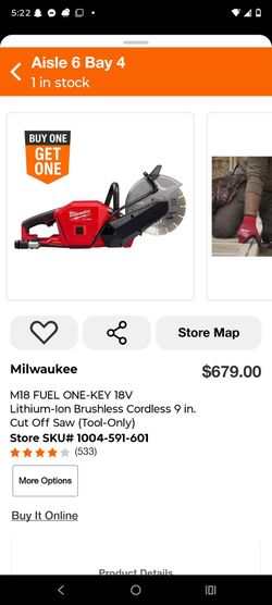 Milwaukee M18 FUEL 9-Inch Cordless Cut Off Saw