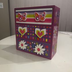 Girls Wooden Jewelry Box