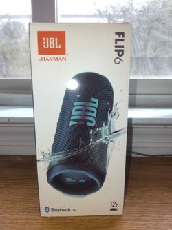 JBL Flip 6 Mini Portable Wireless Bluetooth Outdoor Stereo blue