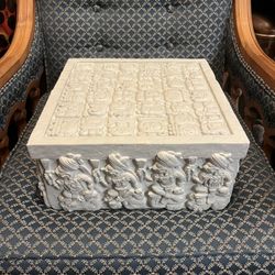 Original Vintage Mayan Marble Sculpture 