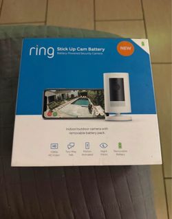 RING Stick Up Cam Battery - Indoor/Outdoor Smart Security Wifi Video Camera.....