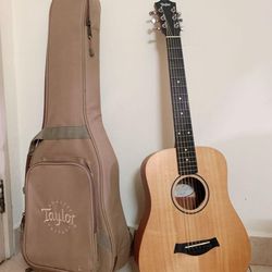 Baby Taylor Acoustic Guitar with Case Gig Bsg 