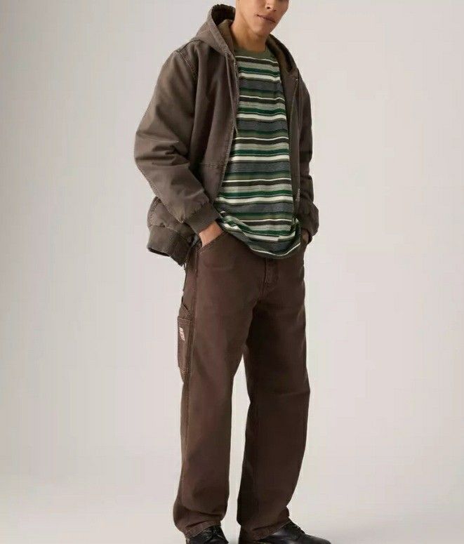 Levi's Men's 568 Corduroy Loose Straight Fit Workwear Carpenter Pants - 34/34