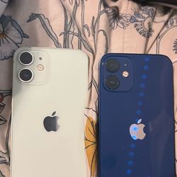 2 iPhone 12 Mini unlocked one 256 and one is 128 gb Bundle Or Separate