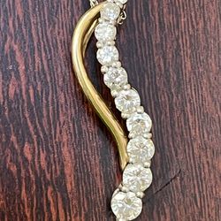14k Diamonds Over 1Ct Pendant 