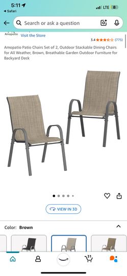 2 Piece Stack Chair