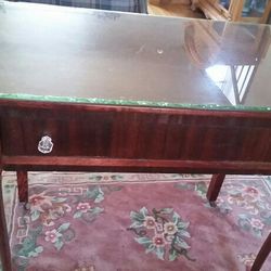 Antique Dressing Table Or Vanity Table Without A Mirror 