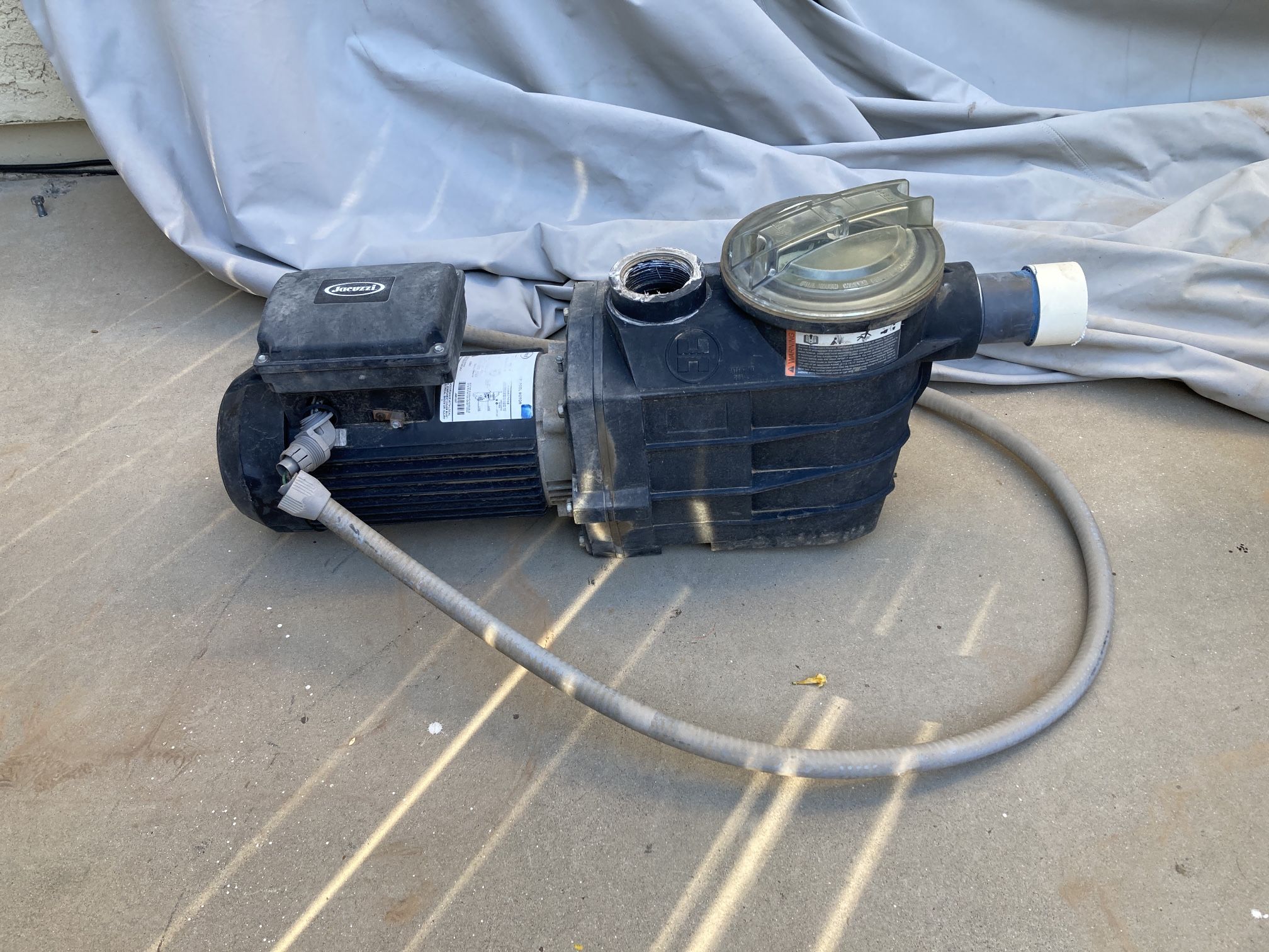 Swimming Pool Pump Motor and Housing