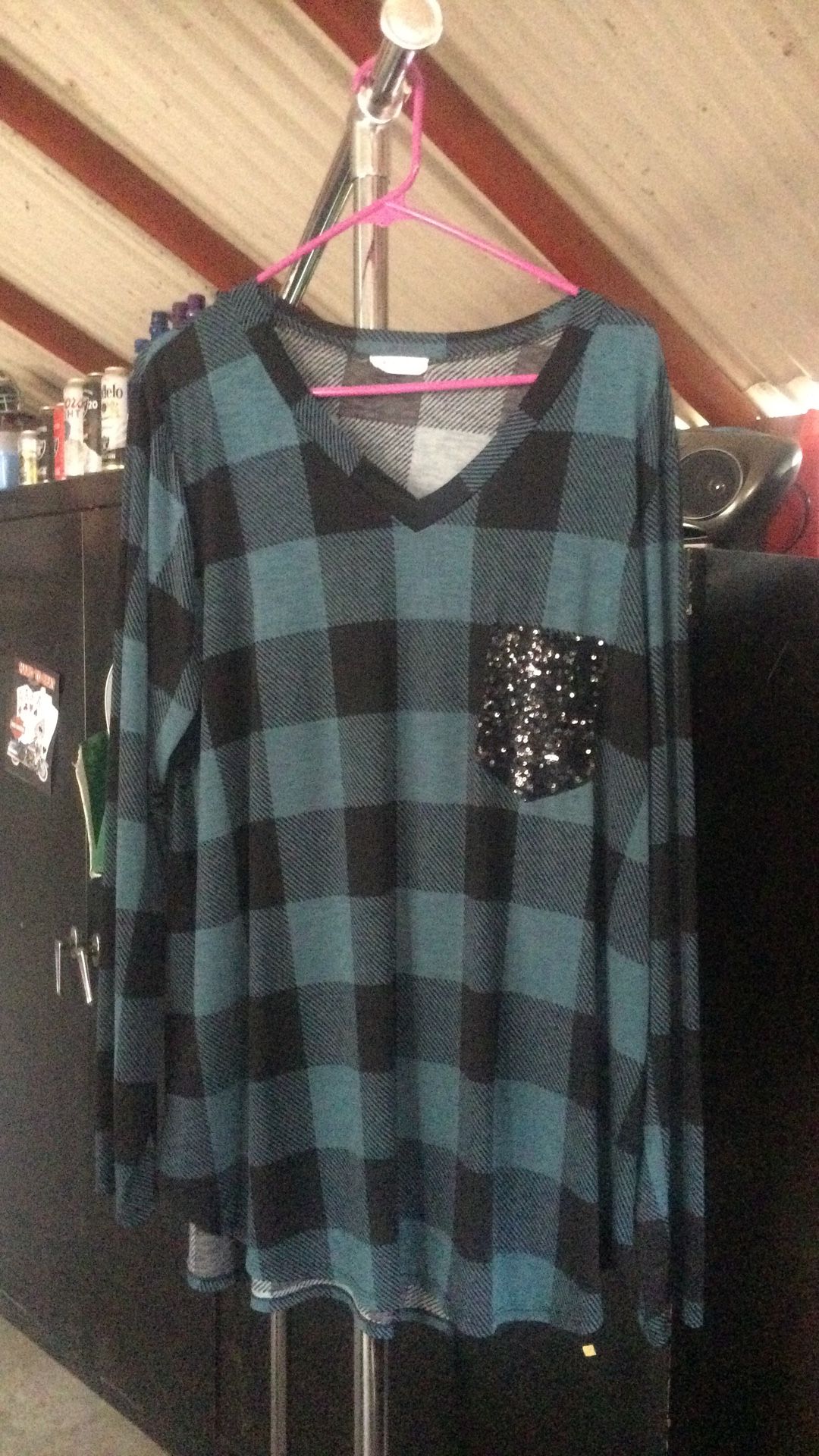 Plaid Blouse From Chicksoul