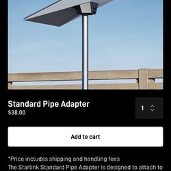 Starlink Pipe adapter