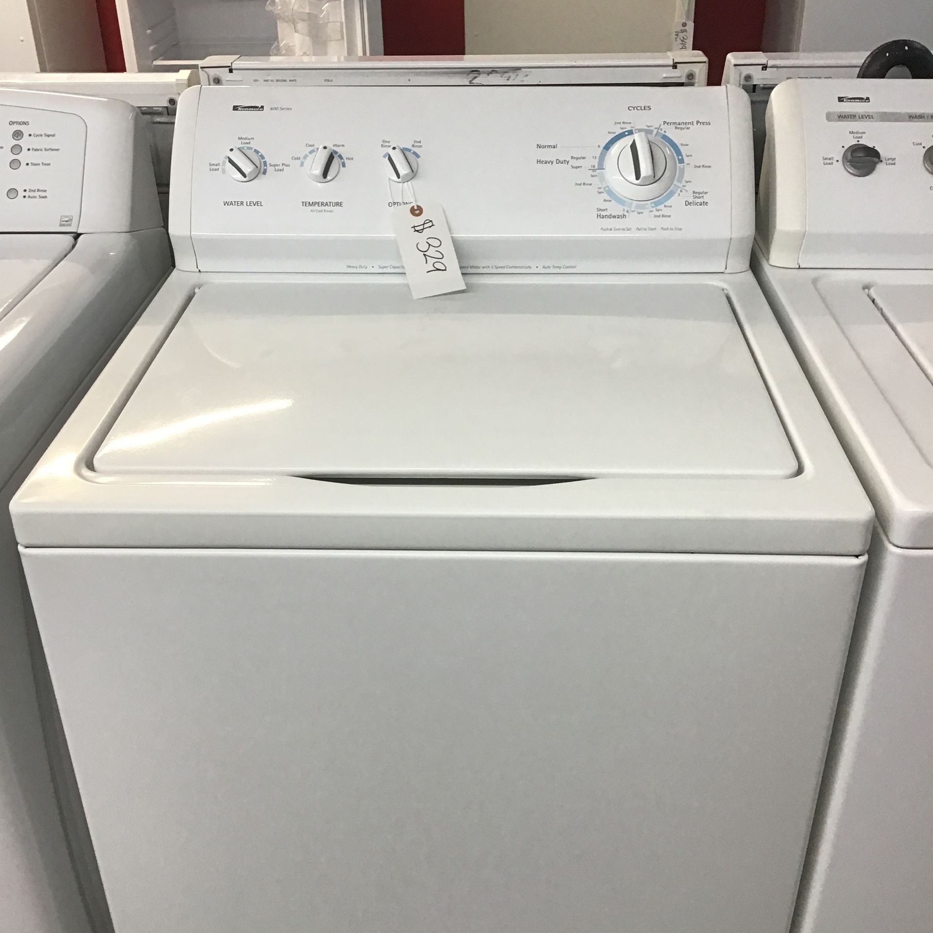 Kenmore Washer . 1 year Warranty
