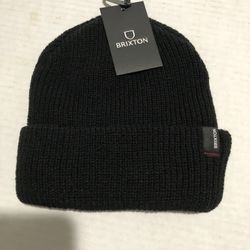 New Brixton Black Beanie Hat