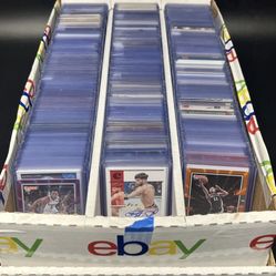 Sports Cards Mystery Bundle 850 Cards- 25 Toploaded cards (Guaranteed Value)