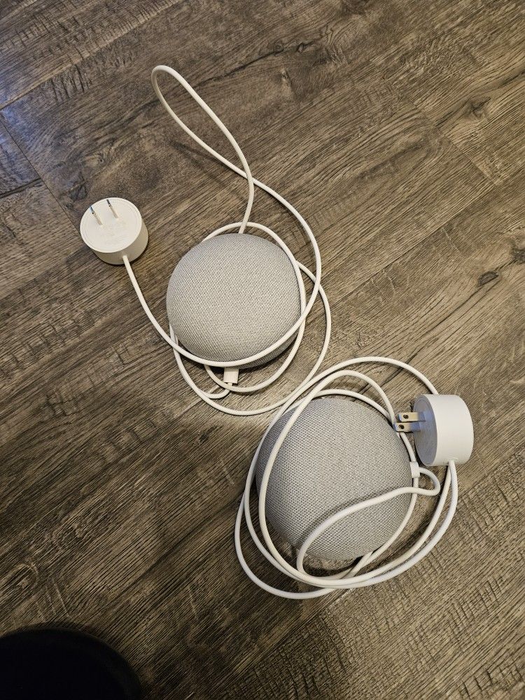 2 Google Home Mini Chalk