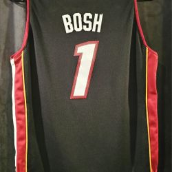 NBA Adidas Miami Heat Chris Bosh Swingman Basketball Jersey
