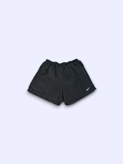 Nike sportswear dri-fit striped running shorts black & blue mens large
