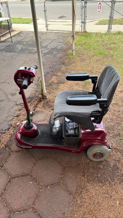 Red Electric Mobility Scooter