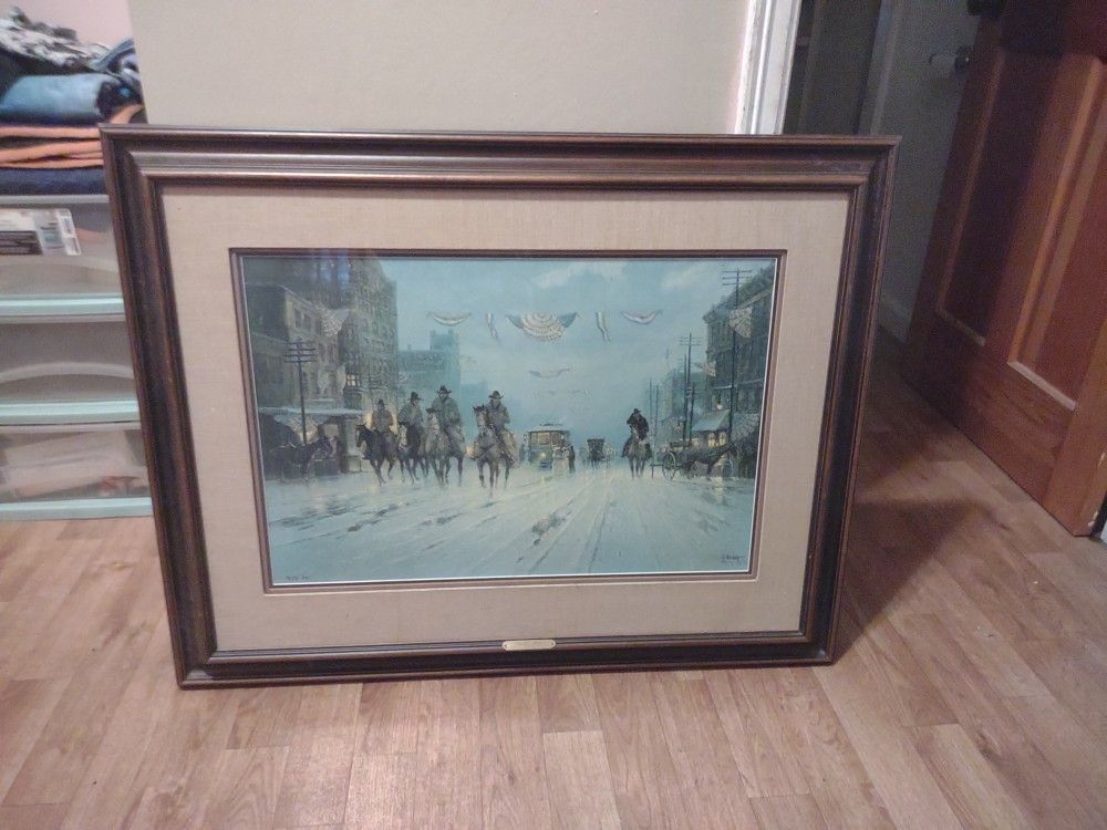 G.Harvey Lithograph Dallas 1908