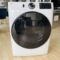 GE 7.8-cu ft Stackable Electric Dryer (White) ENERGY STAR  3W7