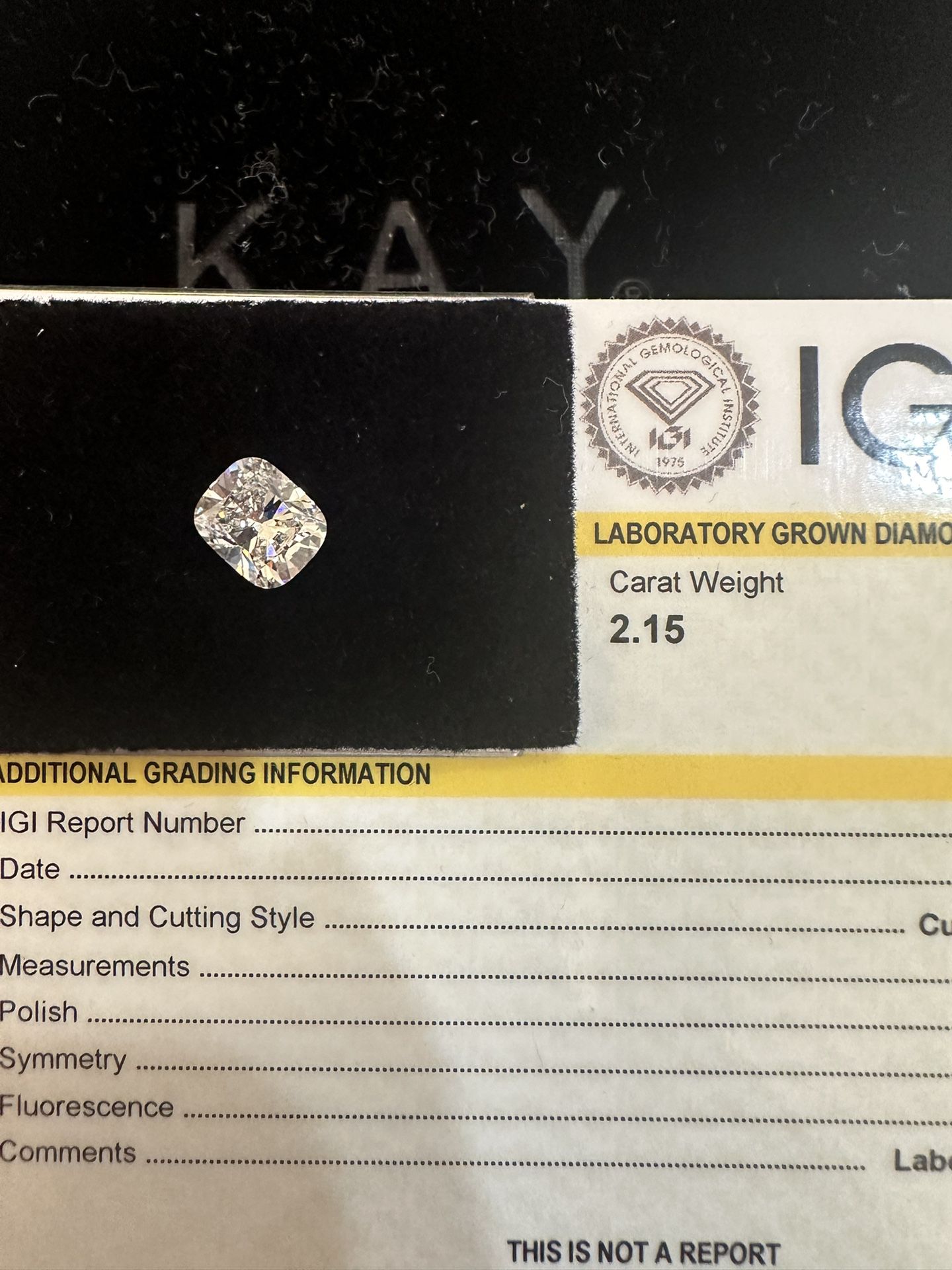 2.15 Loose lab grown diamond