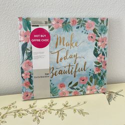NEW! Colorful Flowers Scrapbook/Photo Album/Crafting “Make Today Beautiful” Book 