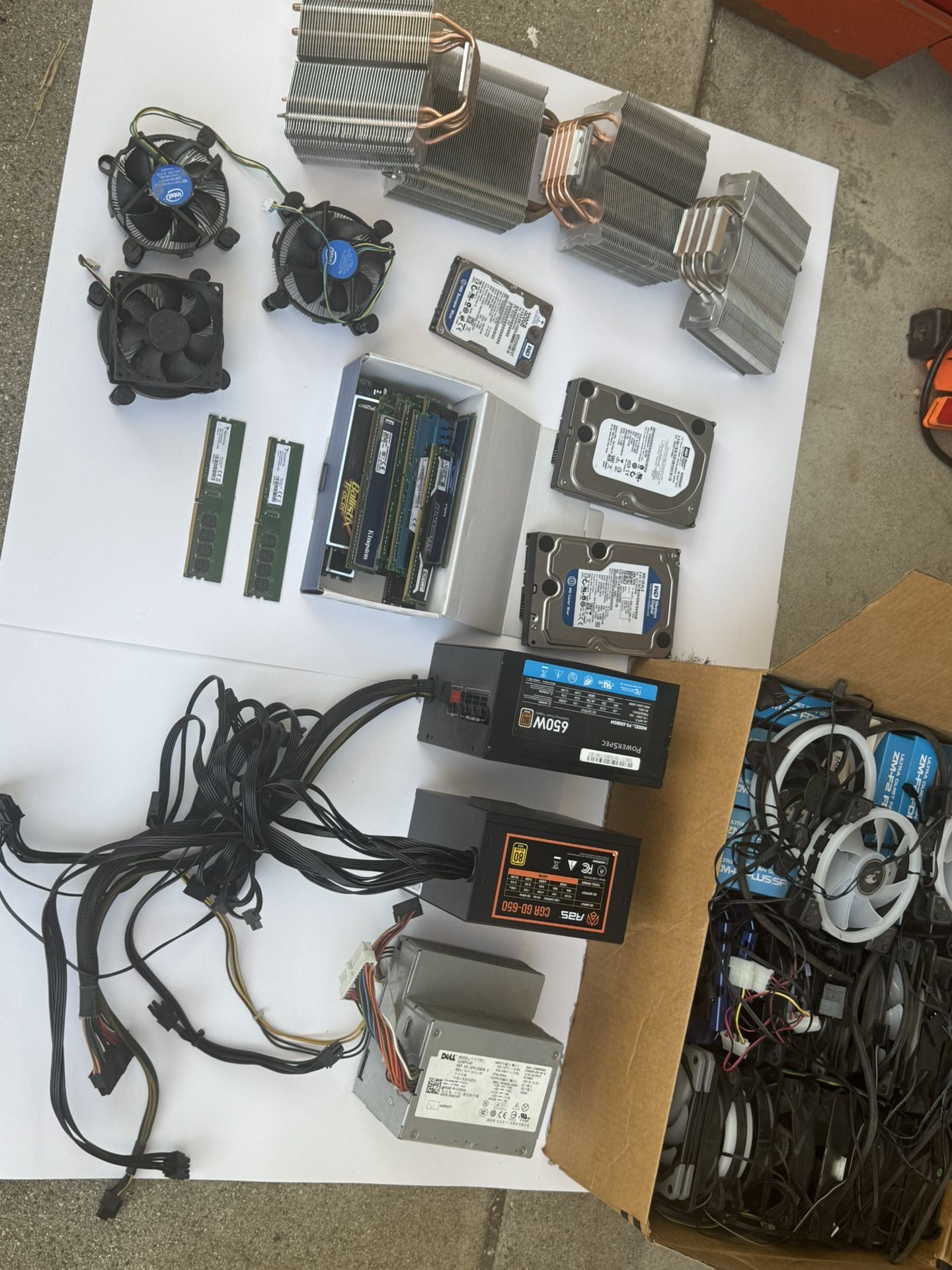 PC PARTS - Ryzen CPU, Motherboard, Power Supply (PSU), Memory (RAM), Storage