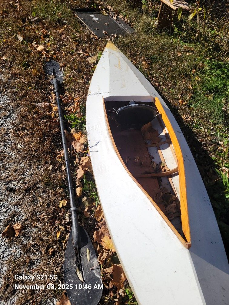 Vintage Homemade  Light Weight Kayak 