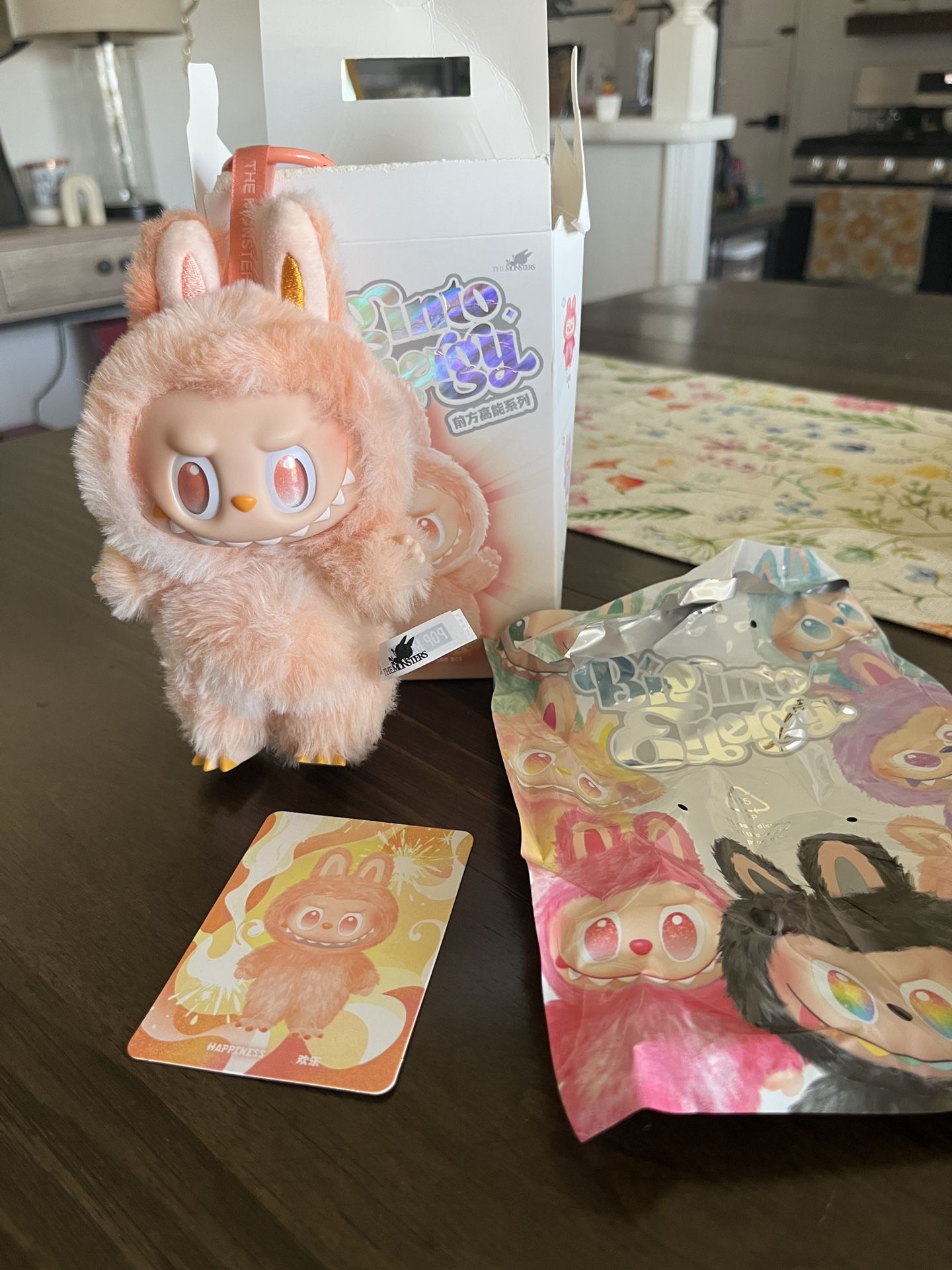 Labubu Monsters Big Into Energy Happiness 100% Authentic