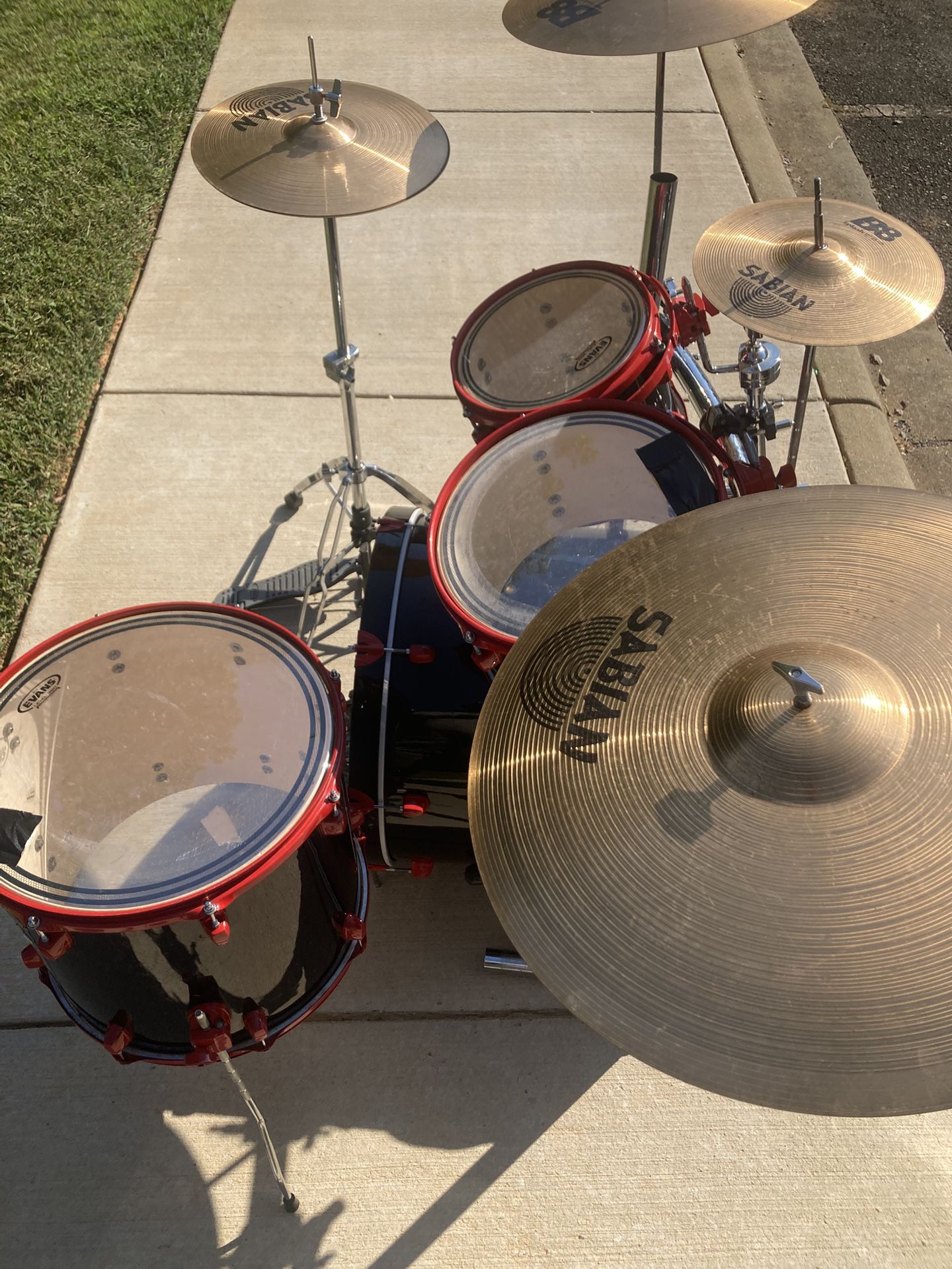 Drum Set ,Tom Rack & Symbols