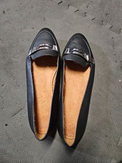 Coach Black Leather Loafers