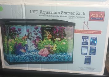 5 Gallons Aquarium Fish Tank Starter Kit 