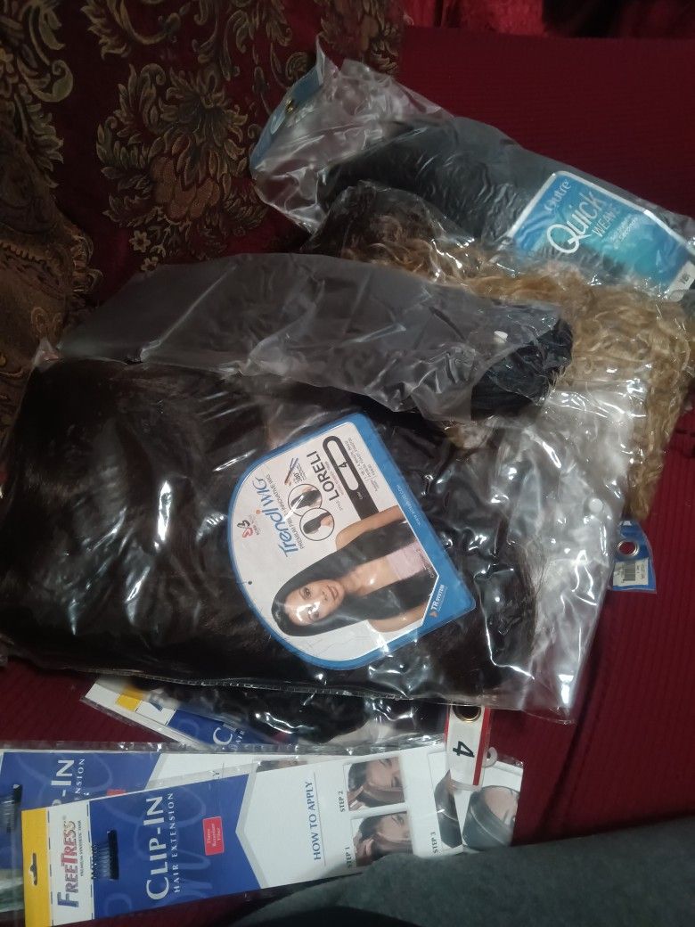 11 Sintetic Hair Extensions Brand New