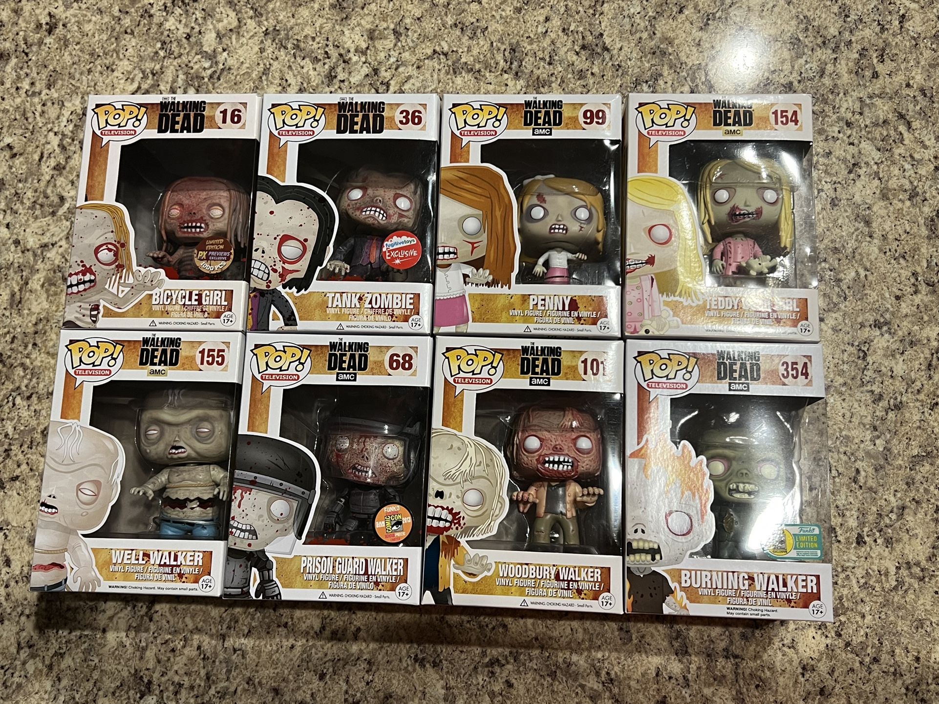 The Walking Dead Walker Lot Funko Pop