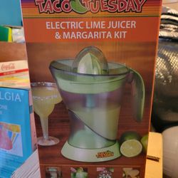 Brand New Electric Lime Juicer & Margarita Kit. 