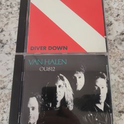 Van Halen 2 CD LOT Diver Down & OU812