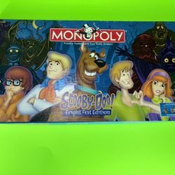 2000 Scooby-Doo Fright Fest Edition Monopoly Board Game