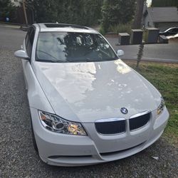 White BMW 