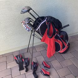 Full Set of Right Handed Graphite Shaft Golf Club Set With Stand Bag