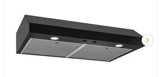 Broan-NuTone 30” Under Cabinet Range Hood – Black – 350 CFM