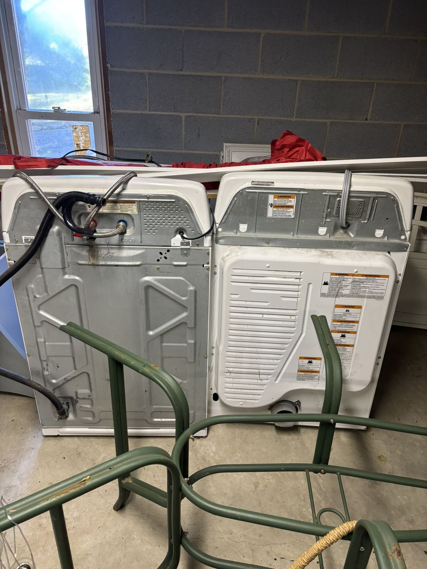 washer and dryer