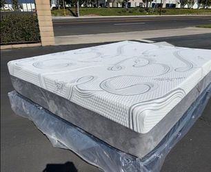King Organic Hybrid Cool Gel Memory Foam Mattress!•~•~•