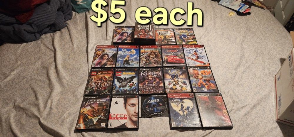 Playstation 2 Ps2 Games $5 Each.